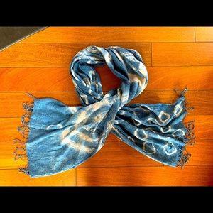 Anthropologie tie dye scarf